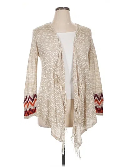 Pre-owned Derek Heart Kimono In Ivory