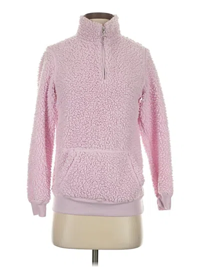 Pre-owned Derek Heart Long Sleeve Top Pink Turtleneck Tops