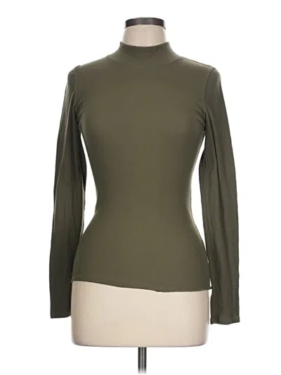 Pre-owned Derek Heart Long Sleeve Turtleneck In Green