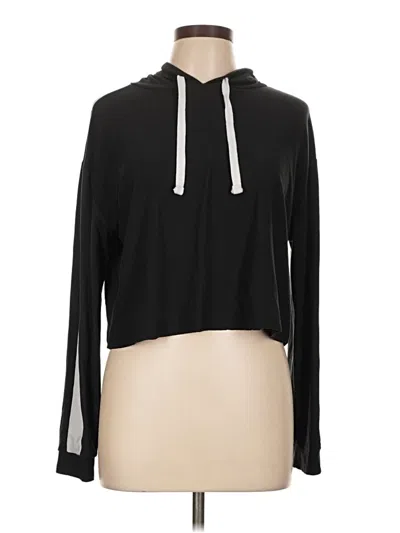 Pre-owned Derek Heart Pullover Hoodie In Black