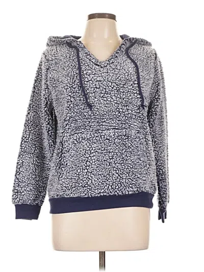 Pre-owned Derek Heart Pullover Hoodie In Blue