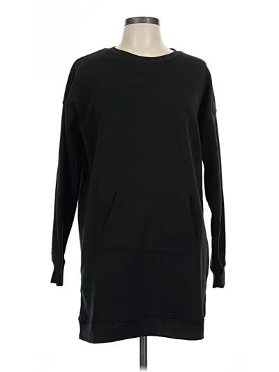 Pre-owned Derek Heart Pullover Sweater In Black