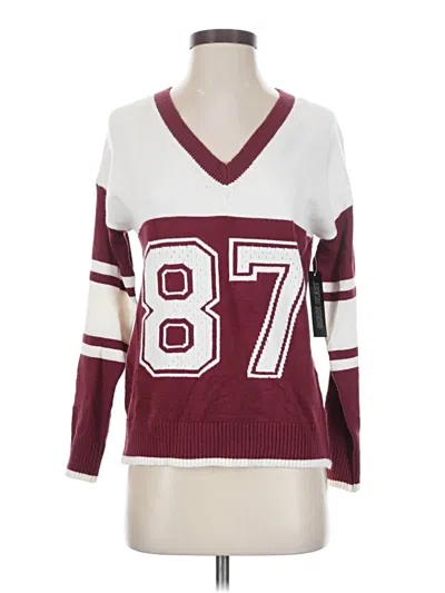 Derek Heart Pullover Sweater In Multi