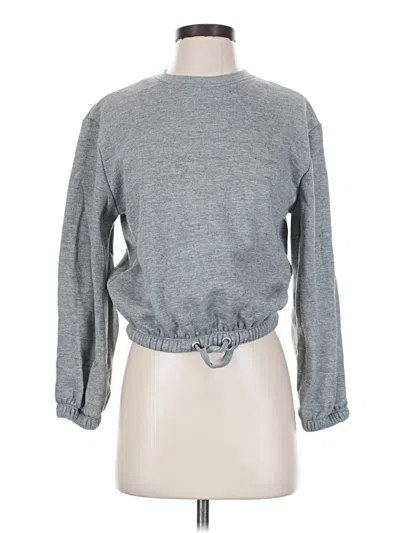 Pre-owned Derek Heart Pullover Sweater In Gray