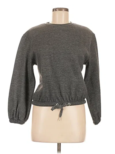 Pre-owned Derek Heart Pullover Sweater In Gray