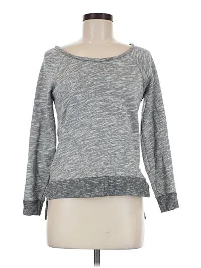 Pre-owned Derek Heart Pullover Sweater In Gray