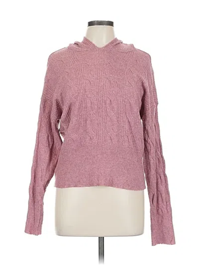 Pre-owned Derek Heart Pullover Sweater In Pink