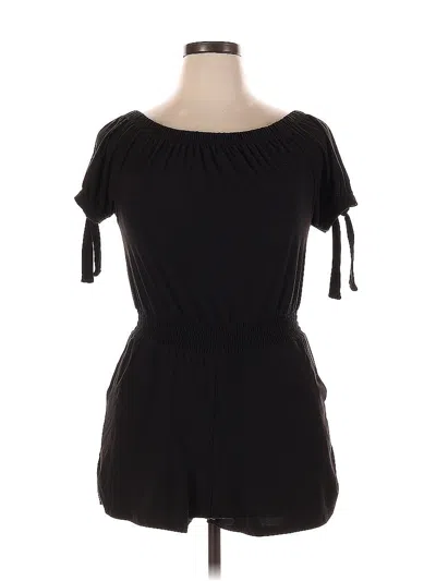 Pre-owned Derek Heart Romper In Black