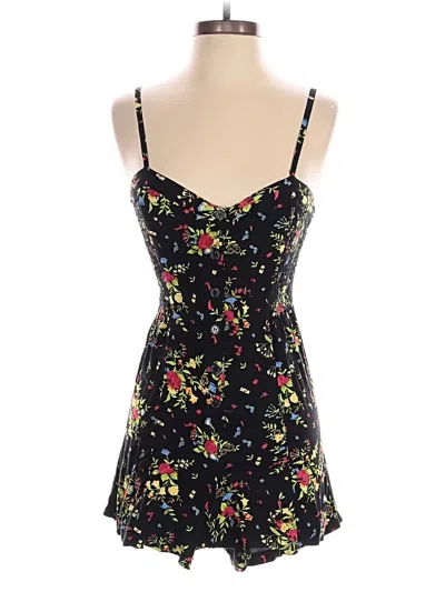 Pre-owned Derek Heart Romper In Black