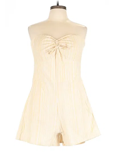 Pre-owned Derek Heart Romper In White