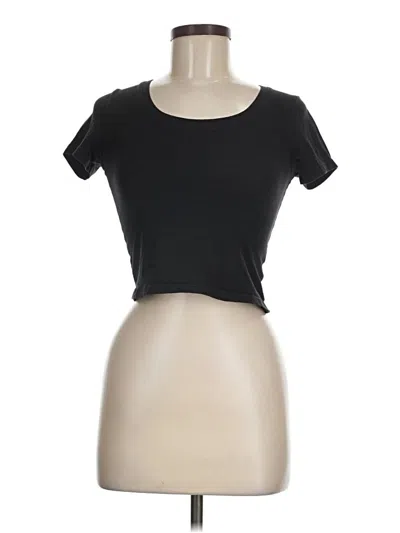 Pre-owned Derek Heart Short Sleeve T-shirt In Black