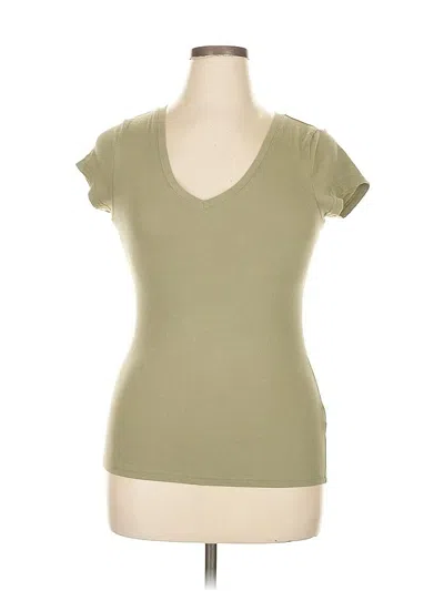 Pre-owned Derek Heart Short Sleeve T-shirt In Green