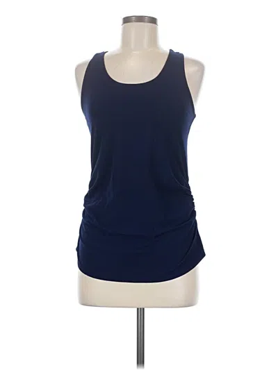 Pre-owned Derek Heart Sleeveless Top Blue Scoop Neck Tops