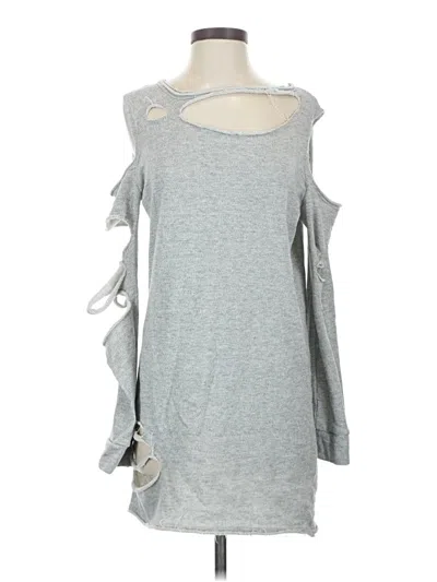 Pre-owned Derek Heart Sweatshirt In Gray