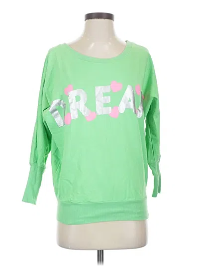 Pre-owned Derek Heart Sweatshirt In Green