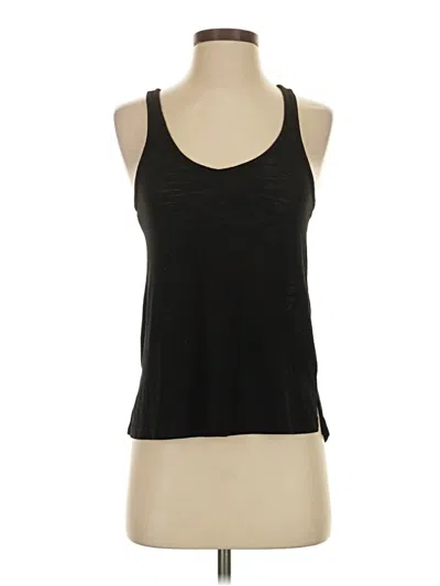 Pre-owned Derek Heart Tank Top Black Halter Neckline Tops