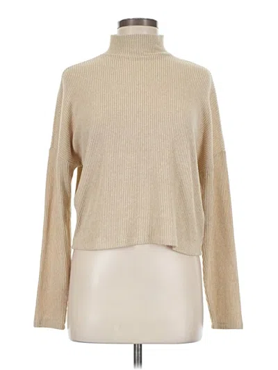 Pre-owned Derek Heart Turtleneck Sweater In Brown