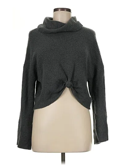 Pre-owned Derek Heart Turtleneck Sweater In Gray