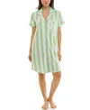 Derek Heart Women's Printed Sleepshirt In Green