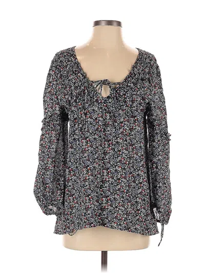 Pre-owned Derek Lam 10 Crosby 3/4 Sleeve Blouse In Gray