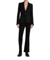 Derek Lam 10 Crosby Adelaide Fringe Bias Jacket In Black/silver In Multi