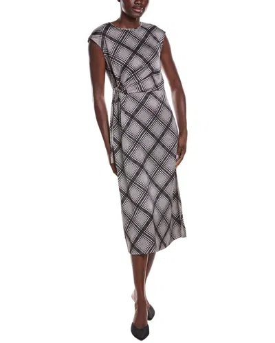 Derek Lam 10 Crosby Adelita Crepe Back Satin Dress In Multi