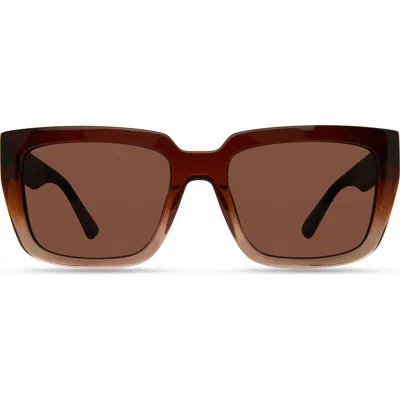 Derek Lam 10 Crosby Aero Sunglasses In Brown Gradient