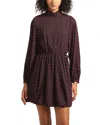 Derek Lam 10 Crosby Alex Bubble Hem Dress In Purple