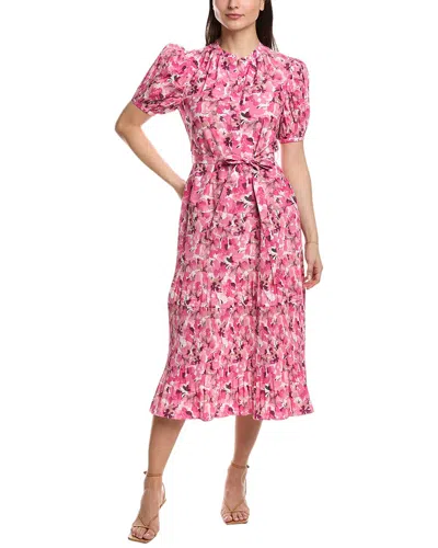 Derek Lam 10 Crosby Alexandra Puff Sleeve Shirtdress In Animal Print