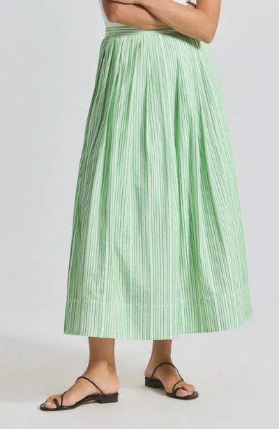 Derek Lam 10 Crosby Alexia Shirting Stripe Pintuck Pleat Shirt