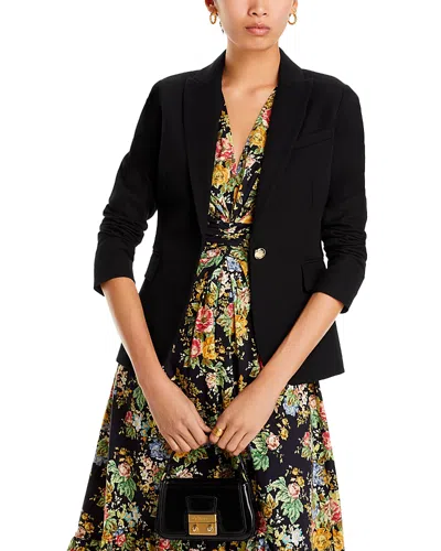 Derek Lam 10 Crosby Cotton-blend Twill Blazer In Black
