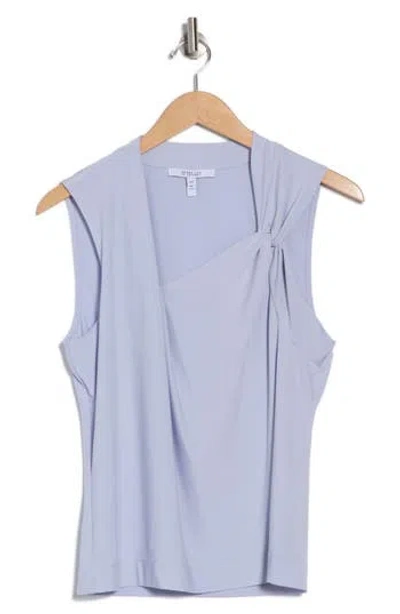 Derek Lam 10 Crosby Alya Draped Shell In Periwinkle