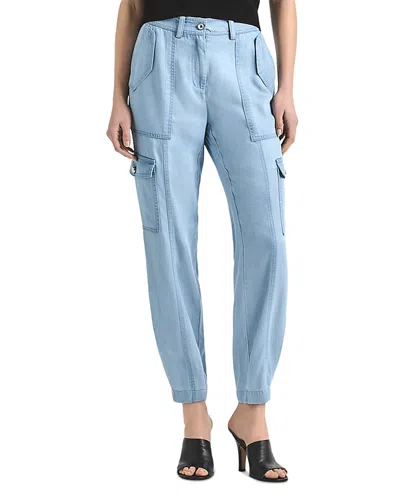 Derek Lam 10 Crosby Amare Relaxed Pants In Blue