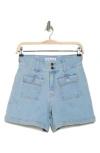 Derek Lam 10 Crosby Anissa Denim Shorts In Cooper