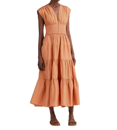 Derek Lam 10 Crosby Antara A-line Dress In Soft Peach In Brown