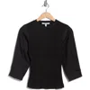 Derek Lam 10 Crosby Arnaldo Mixed Media T-shirt In Black