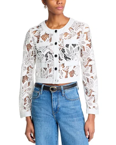 DEREK LAM 10 CROSBY ASHLEY LACE JACKET
