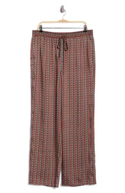 Derek Lam 10 Crosby Aurely Draped Wide Leg Pants In Brown