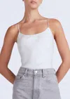 Derek Lam 10 Crosby Joetta High-rise Wide-leg Pleated Trousers In White