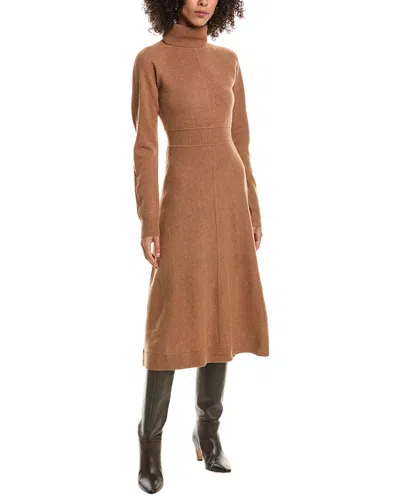 Derek Lam 10 Crosby Bethany Turtleneck Wool Sweaterdress In Brown