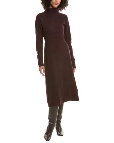 Derek Lam 10 Crosby Bethany Turtleneck Wool Sweaterdress In Brown