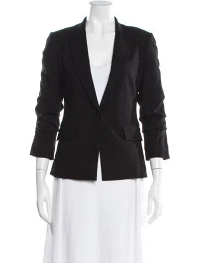 Pre-owned Derek Lam 10 Crosby Blazer In Black
