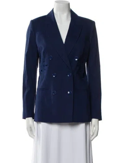 Pre-owned Derek Lam 10 Crosby Blazer In Blue