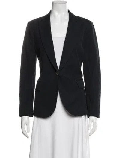 Pre-owned Derek Lam 10 Crosby Blazer In Blue