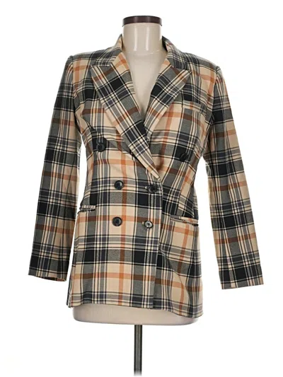 Pre-owned Derek Lam 10 Crosby Blazer Jacket In Tan