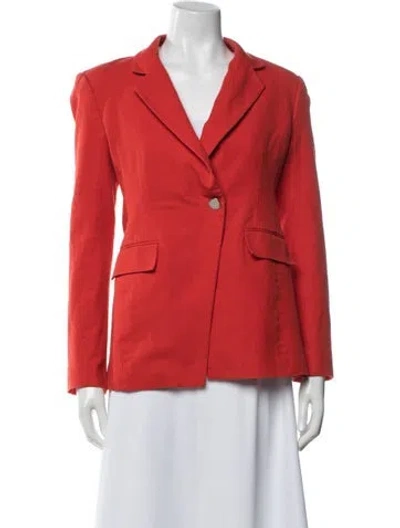 Pre-owned Derek Lam 10 Crosby Blazer In Red
