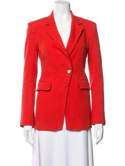 Pre-owned Derek Lam 10 Crosby Blazer In Red