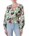 Derek Lam 10 Crosby Breanna Long-sleeve Tie Top
