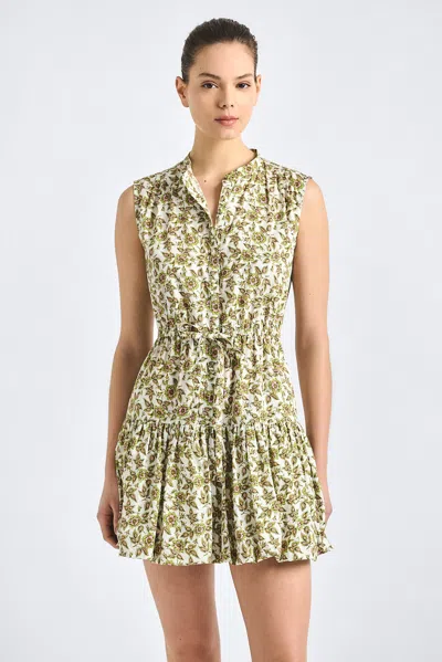 Briar Print Sleeveless Minidress In Brown from Derek Lam 10 Crosby
