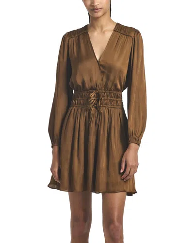 Derek Lam 10 Crosby Calanthe Dress In Brown